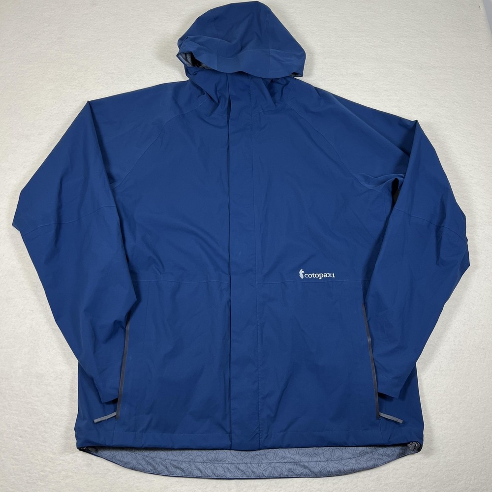 Cotopaxi Jacket Mens‎ 2XL Blue Tikal Waterproof Hooded Rain Shell Windbreaker